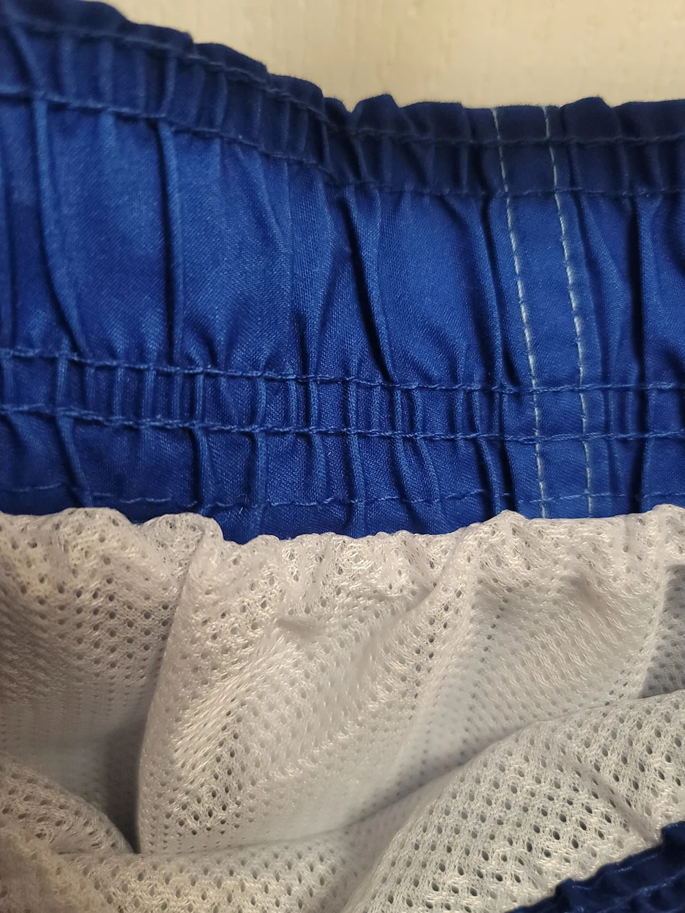 Outdoor Oasis Men's Blue Red Stripe Swim Trunks - NWT - 3XLT